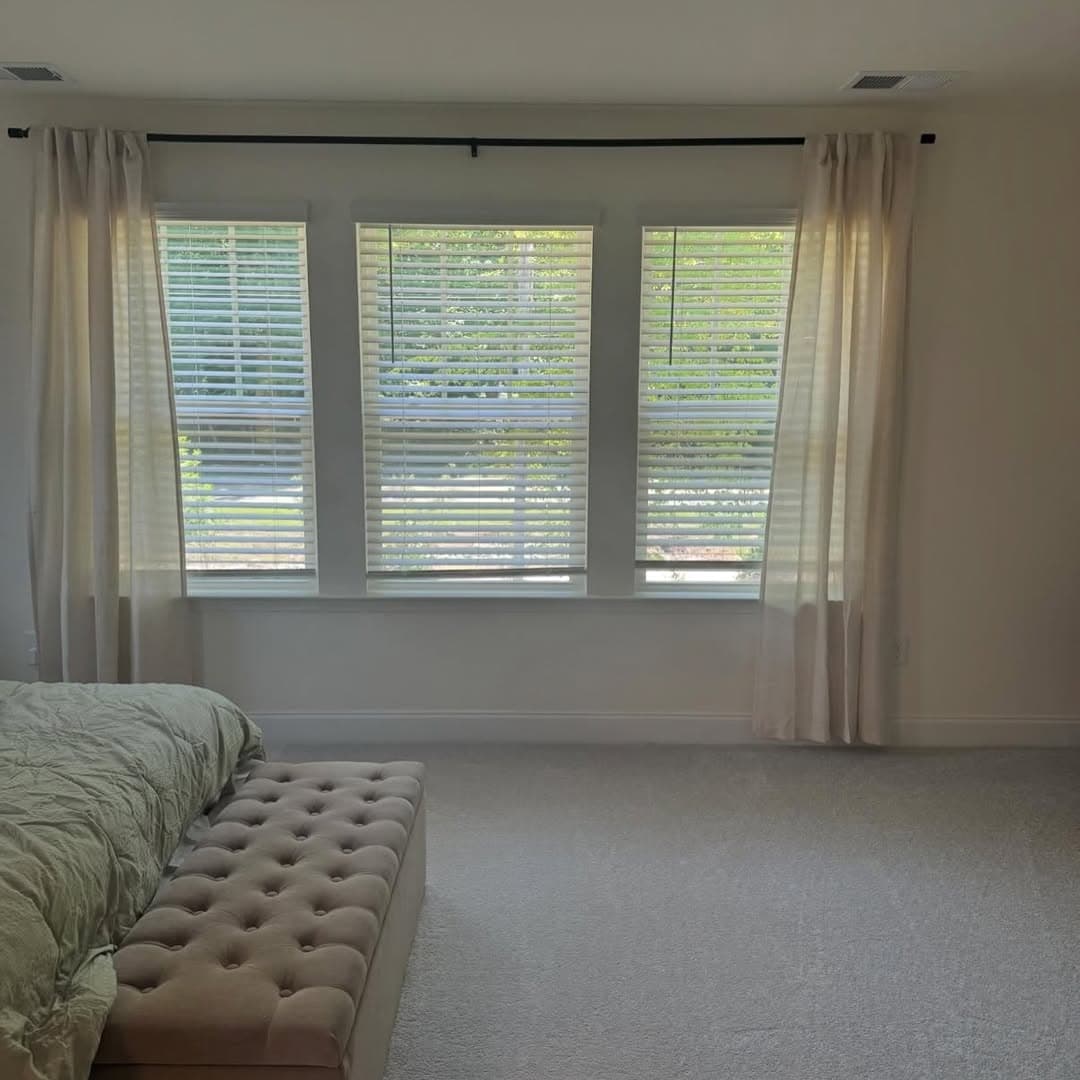 Bedroom after deep clean